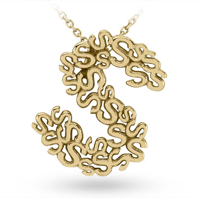 Initial of Initials Pendant- The letter S
