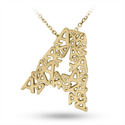 Initial of Initials Pendant - The letter A