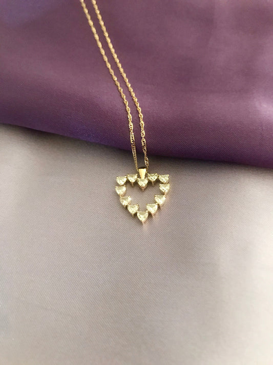 Heart of Hearts Diamond Pendant